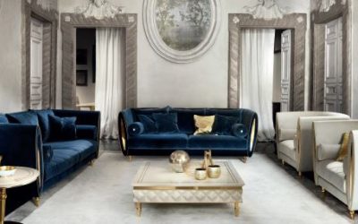 sipario contemporary living room set