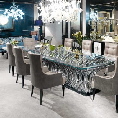Contemporary Dining Room Furniture Milano Italian Lighting Contemporary Dining Room Furniture, Italian Modern Dining Table Set