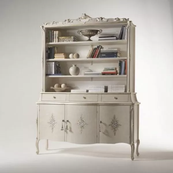 Florentine Majlis Cabinet with Shelves by Florence Art