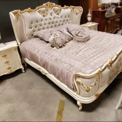 Classic Italian Luxury Bedroom Set by Florence Art
