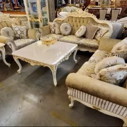 Beautiful Hand carved sofa set by MobilPiu