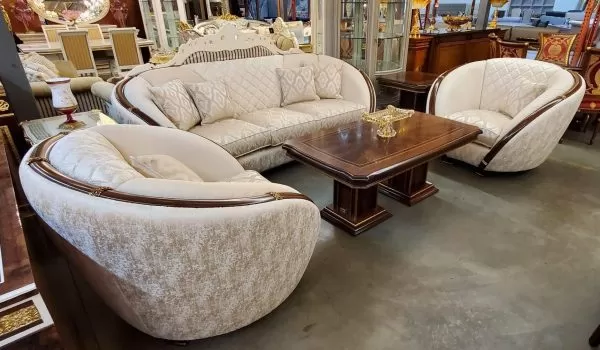 Classic Italian Beautiful Modigliani Sofa Set by Arredoclassic
