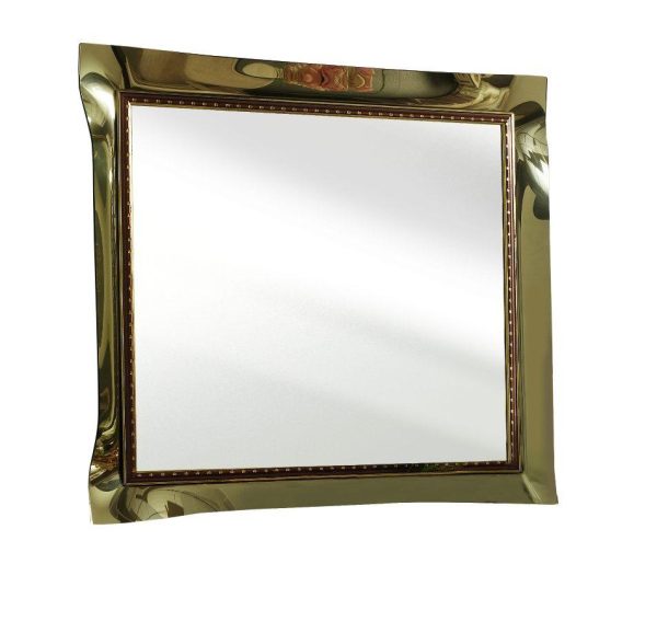 Italian Small Glass Framed Mirror by Arredoclassic
