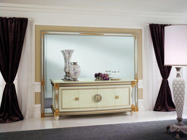 Luxury Classic Italian Arredoclassic Liberty 4 Door Buffet Table