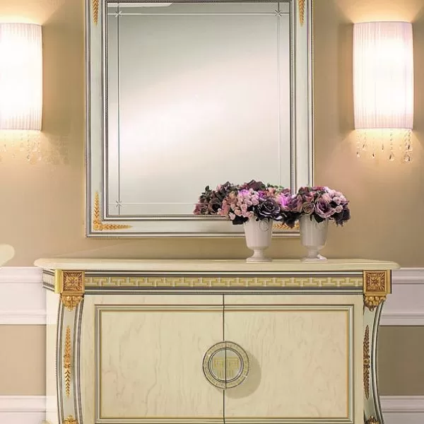Arredoclassic Liberty Mirror For 2 Door Buffet Table