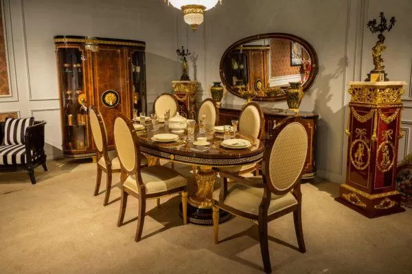 Classic luxury Europe Dining Set Art Deco