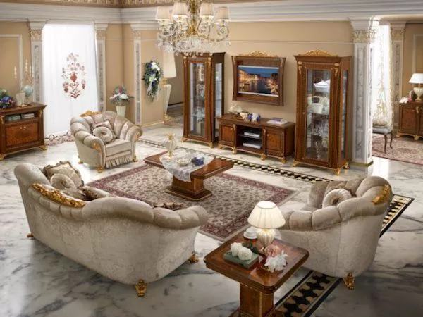 Classic luxurious Elegant Sofa set by Aida