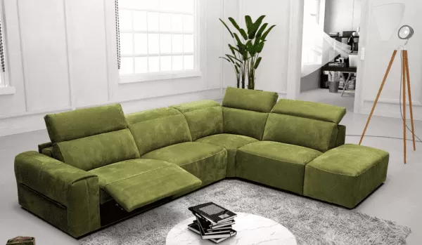 Modern Italian made sectional sofa by cubo rosso