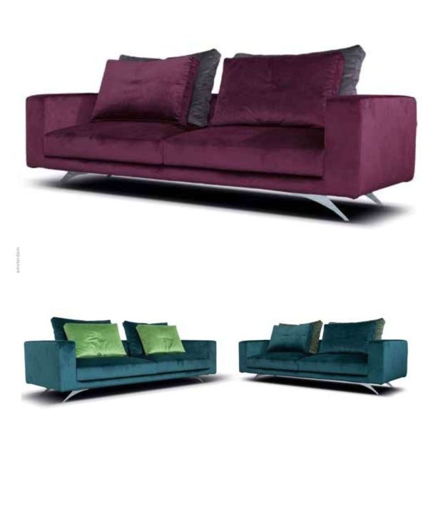 Elegant Modern Amsterdam Sofa Set by Cubo Rosso