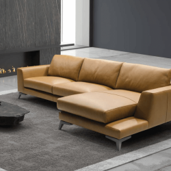 Luxury Modern Italian Sofa - Brown