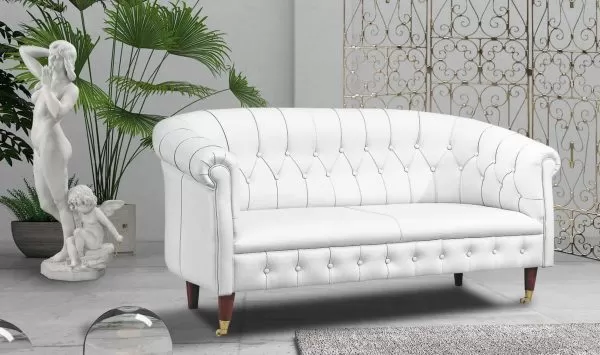 Elegant Classic Cesterino Sofa by Cubo Rosso