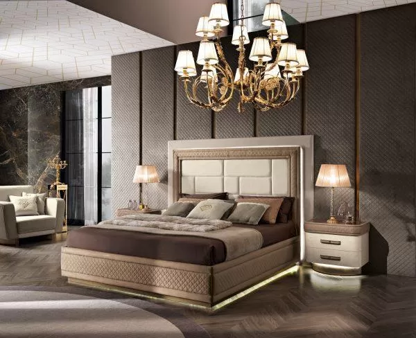 Bedroom Set Imported from Italy - Modern Italian Diamond Bedroom