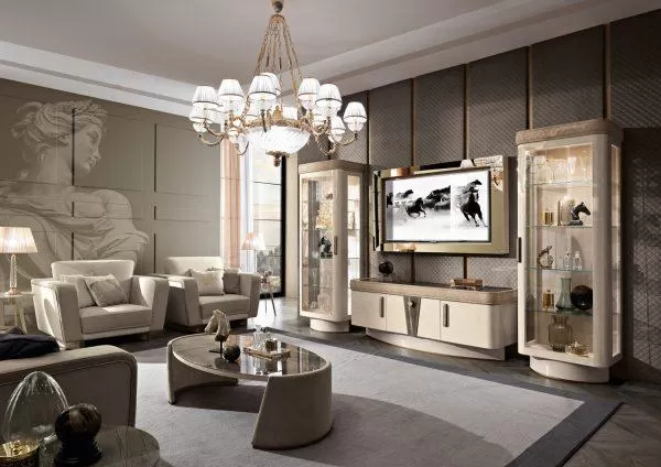 Modern style Italian Diamond Living room