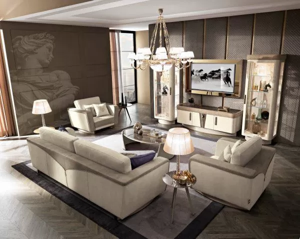 Modern Style Italian Diamond Living room