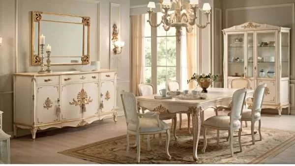 Luxurious Classic Dining set & Living Room by Cubo Rosso