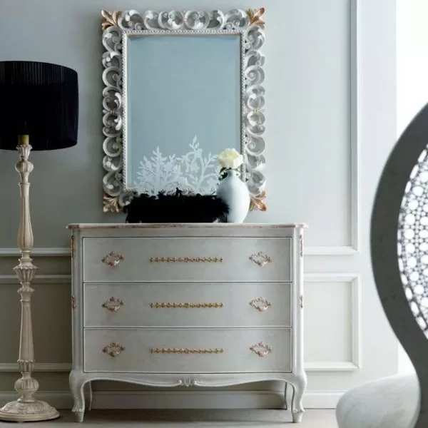 Dressor & Mirror, Carlotta collection, by Florence Art