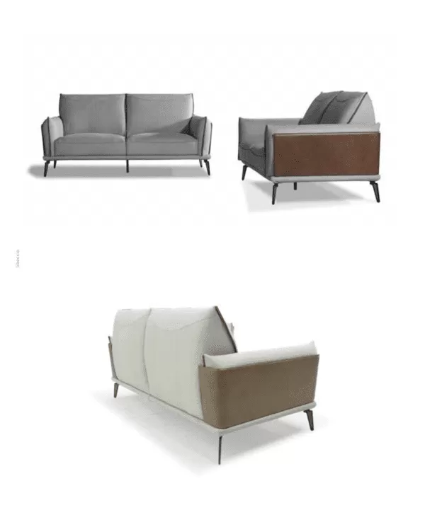 Hand curved Modern Libeccio Sofa
