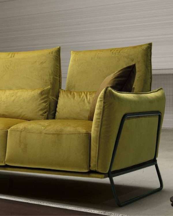 Hand stitched Nuvola Sectional Sofa-Close Up by Cubo Rosso