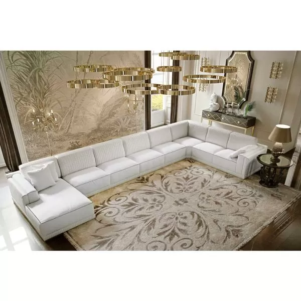 Modern Luxury Italian Raffaello Sectional Living Room Sofa