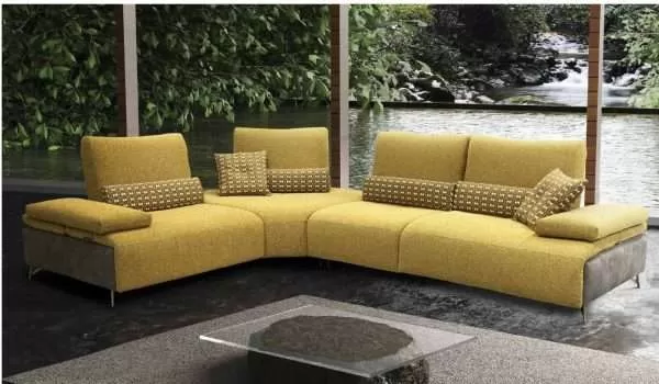 Beautiful Modern Twix Sofa Close Up by Cubo Rosso