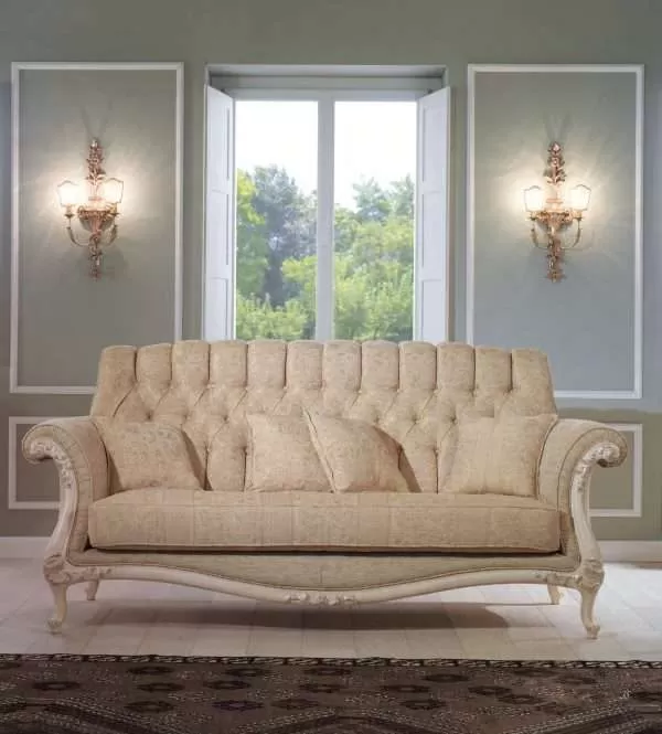 Luxurious Classic Italian Sofa by Florence Art