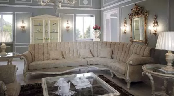 Classic Beautiful 4 seater sofa by Florence Art