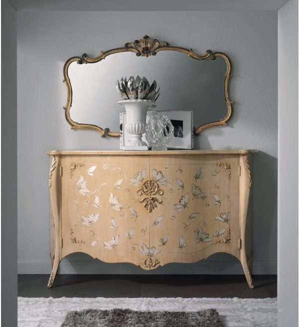 Classic Luxurious Buffet& Mirror by Florence Art.