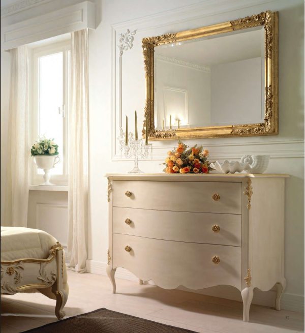 Luxury Classic Buffet and Mirror by Florence Art