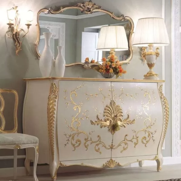 Buffet & Mirror, Ville Fiorentina Collection, by Florence Art