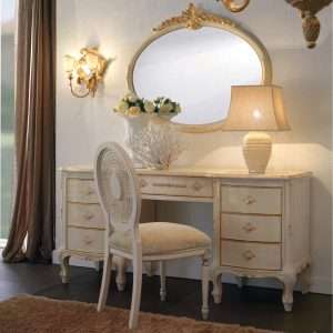 Classic Dressing table and Mirror by Florence Art