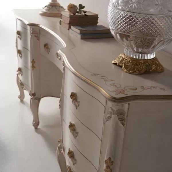 Dressing Table, Villa Rose Collection, by Florence Art