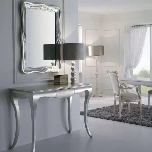 Sidetable & Mirror, Sandra Collection, by Florence Art