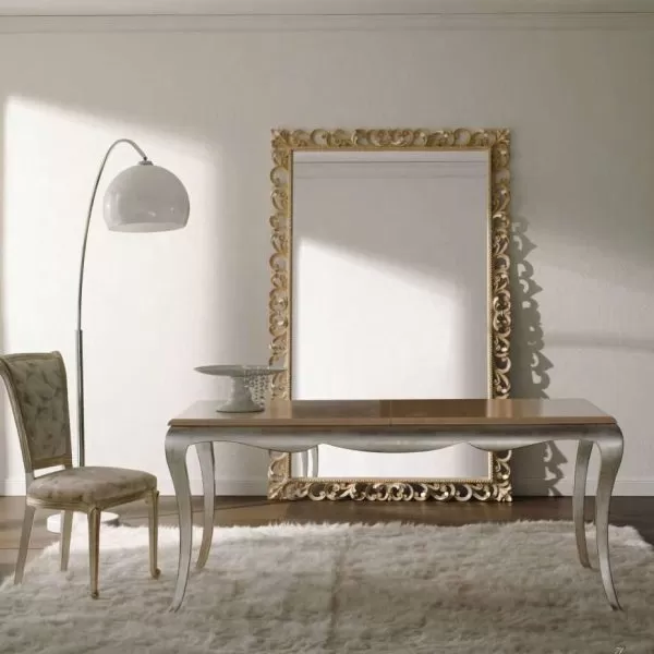 Chair & Mirror, Glamour Collection, by Florence Art