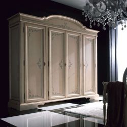 Hand Carved Classic Wardrobe by Florence Art