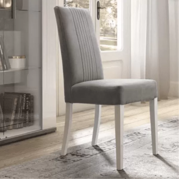 Mara Modern Italian Upholstered Chair, by Status