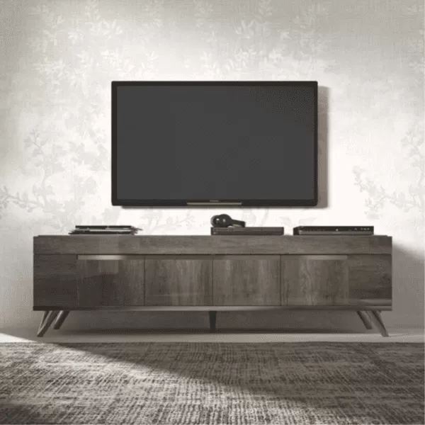 Medea Modern Italian TV Unit with 4 Drawers, by Status