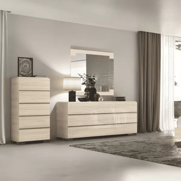 Modern Beautiful Italian Double Dresser by Status