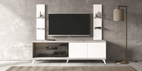 Modern Hand carved Italian TV Unit by Status