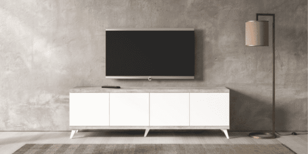 Modern Hand carved TV Unit by Status