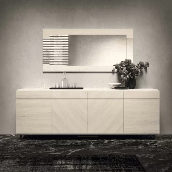 Hand carved Modern Buffet by Status