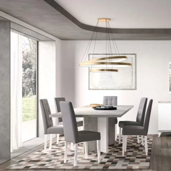 Treviso Modern Italian Dining Table, by Status