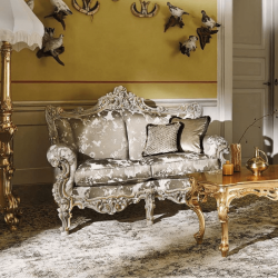 Luxury Classic 2-Seater Sofa by Silik