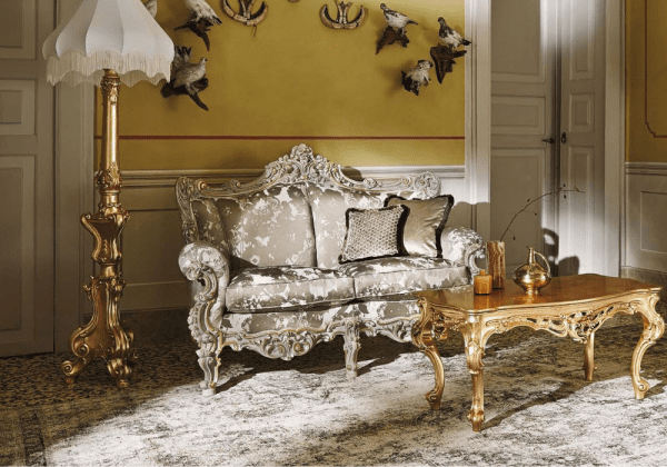 Luxury Classic 2-Seater Sofa by Silik