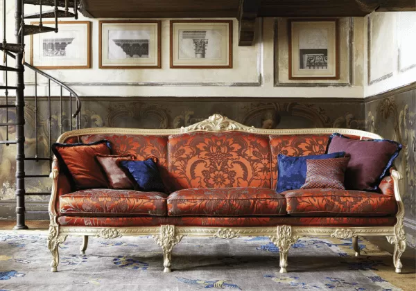 Luxury Classic 3 Seater Sofa by silik