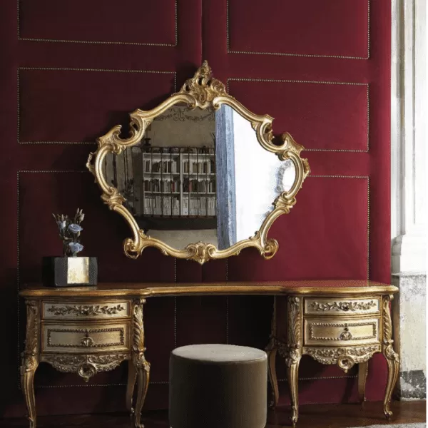 Dressing Table with Mirror, Vesta Collection, by Silik