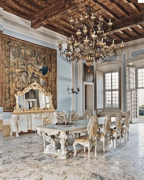 Elegant Italy Rectangular Table by Silik