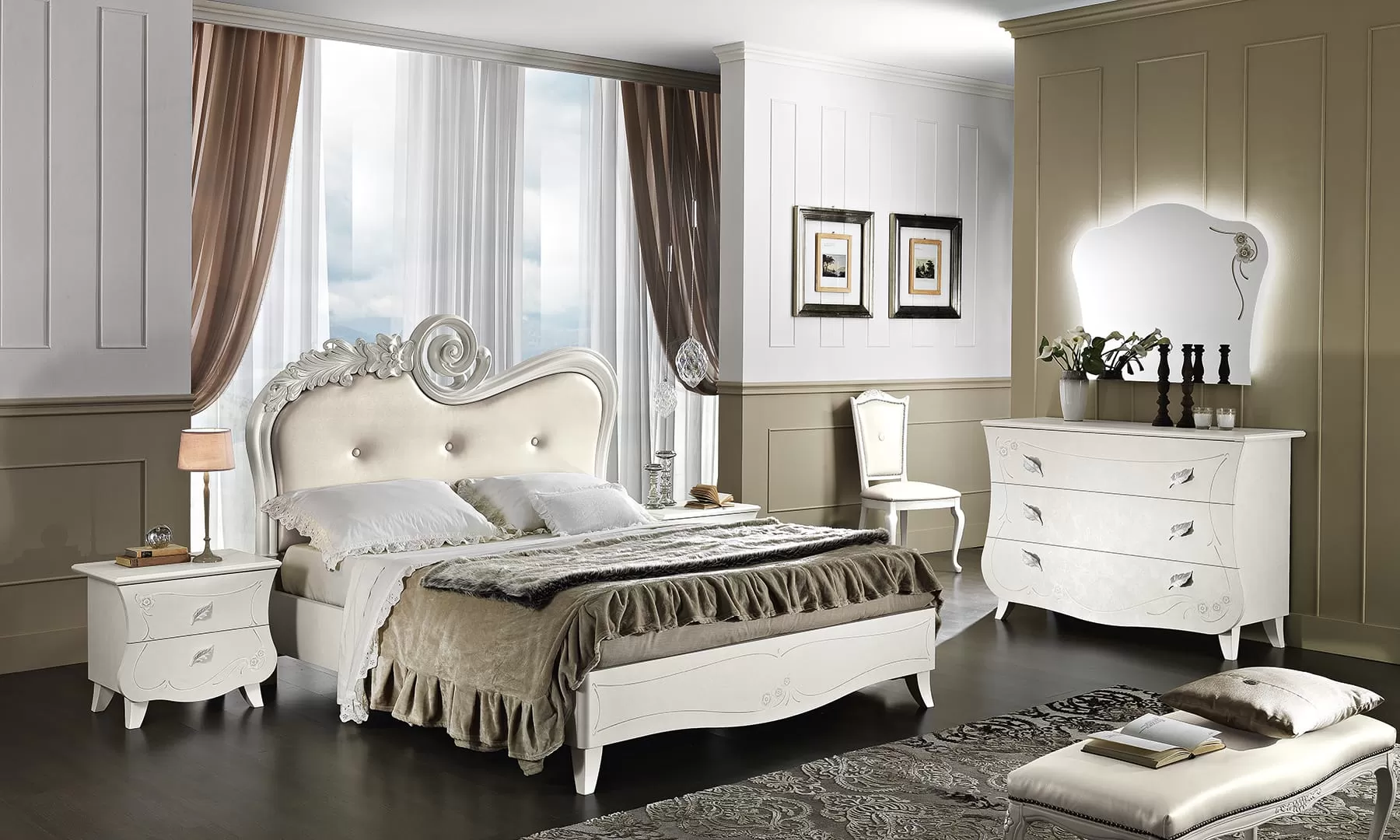 Elegant Modern Beautiful bedroom