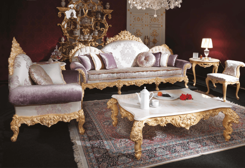 Classic luxurious Italian Sofa - Crown Collection