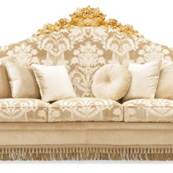 Classic Beige Italian Sofa - Luna Collection