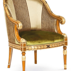 Beautiful Luxury Italy Classic Armchair - Aida Collection